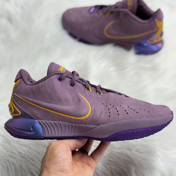 Nike LeBron 21 Mens Basketball Shoes Purple FV2345-500 VNDS Sz 9.5 main image 5